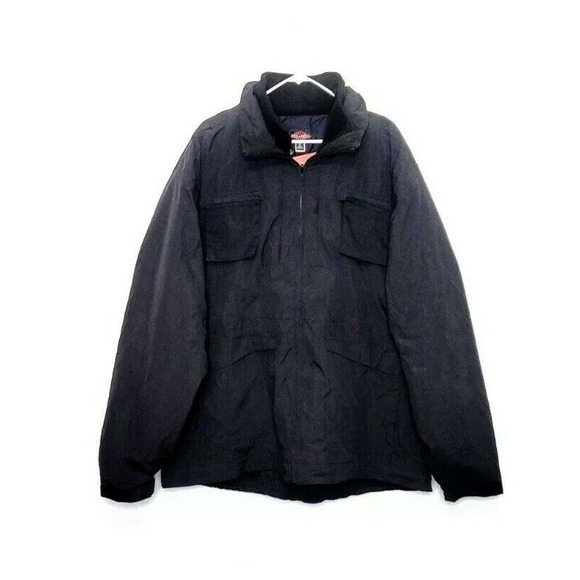 Tru Spec 3 In 1 Weathershield Tactical Jacket NEW Size 3XL Black Fleece Lined - Picture 1 of 12